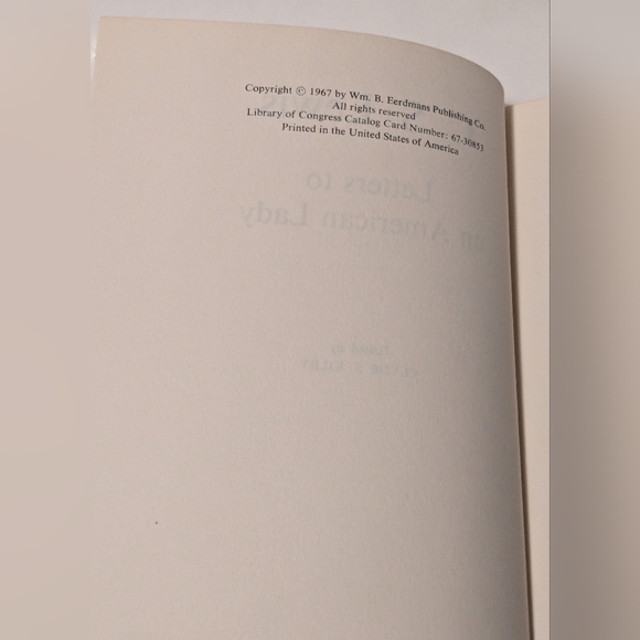 Letters To An American Lady by C. S. Lewis, 1967 - Picture 9 of 11